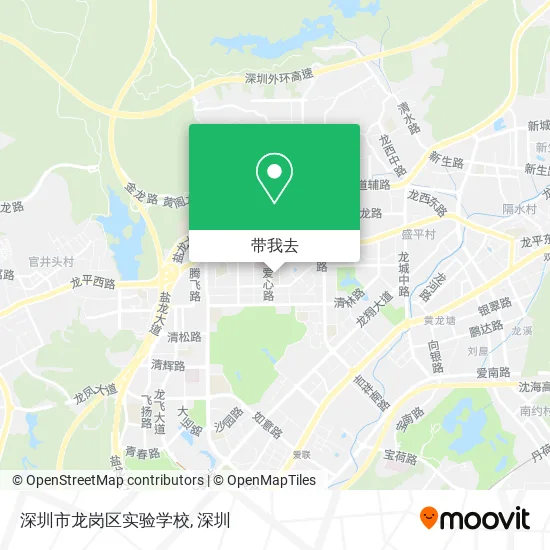 深圳市龙岗区实验学校地图