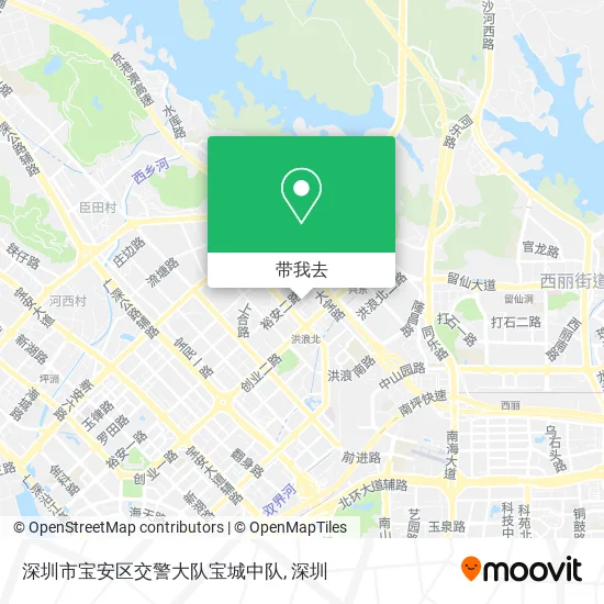深圳市宝安区交警大队宝城中队地图