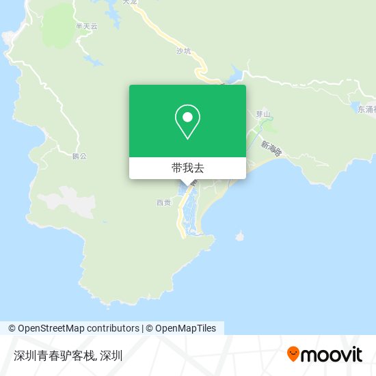深圳青春驴客栈地图
