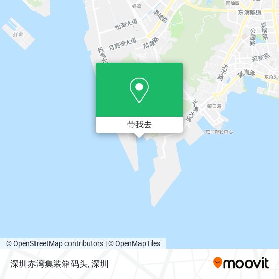 深圳赤湾集装箱码头地图