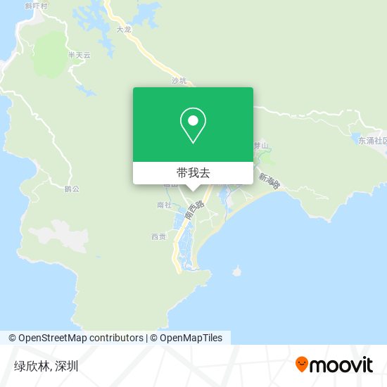 绿欣林地图