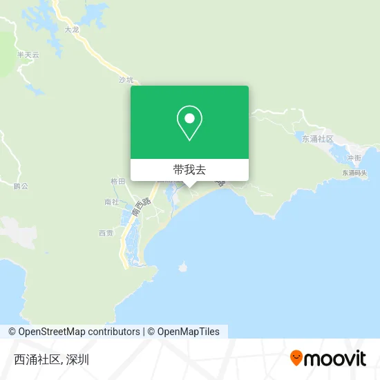 西涌社区地图