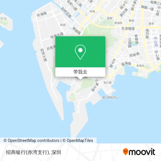 招商银行(赤湾支行)地图