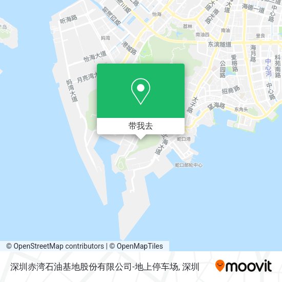 深圳赤湾石油基地股份有限公司-地上停车场地图