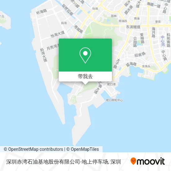 深圳赤湾石油基地股份有限公司-地上停车场地图