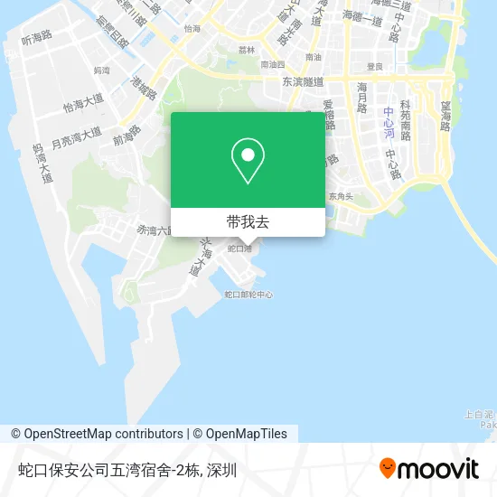 蛇口保安公司五湾宿舍-2栋地图