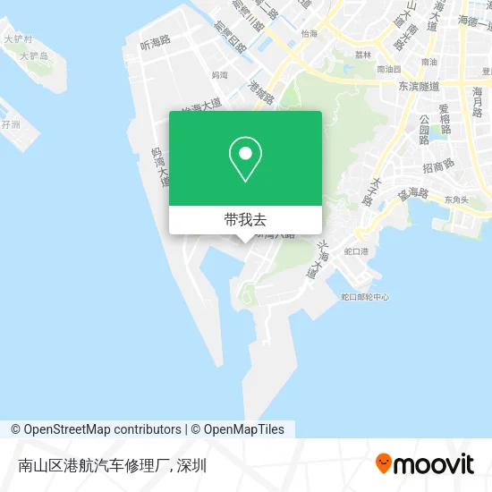 南山区港航汽车修理厂地图