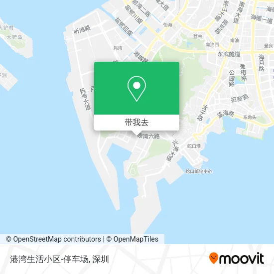 港湾生活小区-停车场地图
