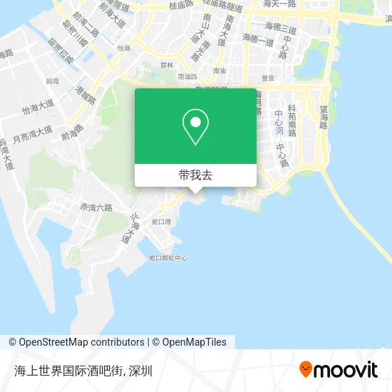 海上世界国际酒吧街地图