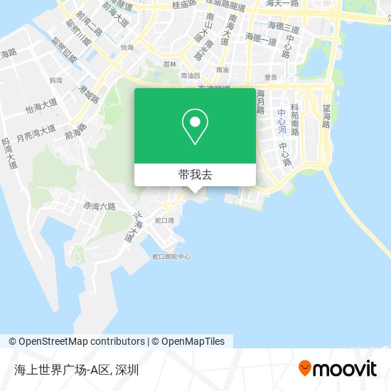 海上世界广场-A区地图