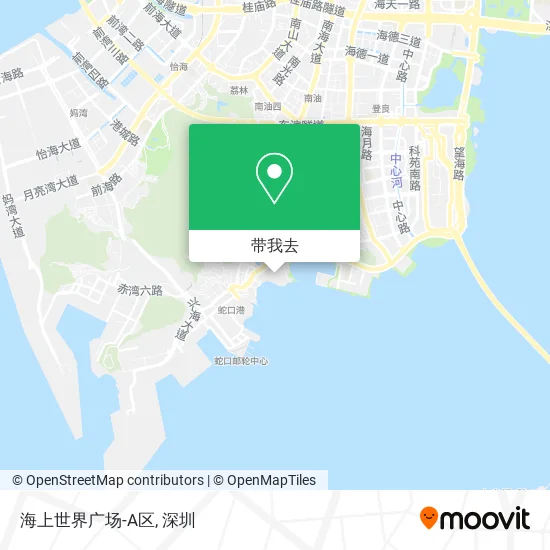 海上世界广场-A区地图