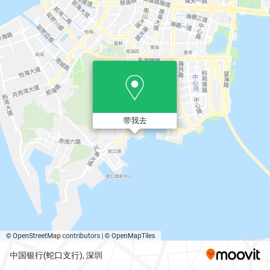 中国银行(蛇口支行)地图