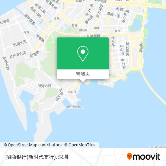 招商银行(新时代支行)地图