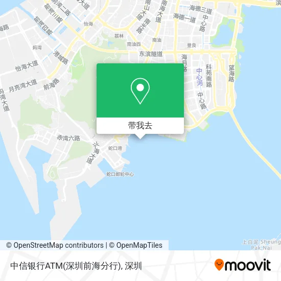 中信银行ATM(深圳前海分行)地图