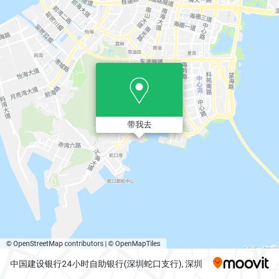 中国建设银行24小时自助银行(深圳蛇口支行)地图