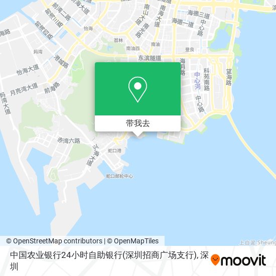 中国农业银行24小时自助银行(深圳招商广场支行)地图