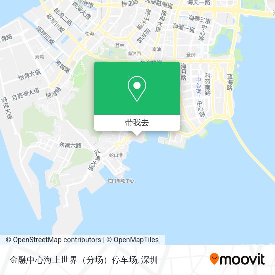 金融中心海上世界（分场）停车场地图