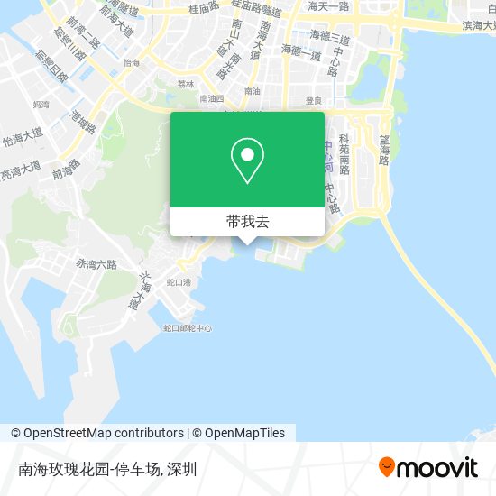 南海玫瑰花园-停车场地图