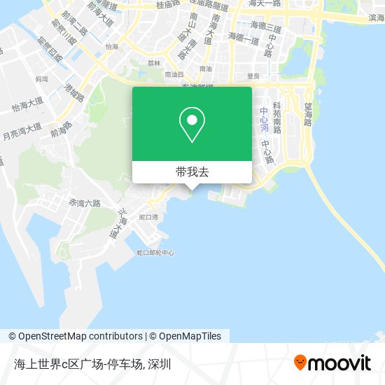 海上世界c区广场-停车场地图