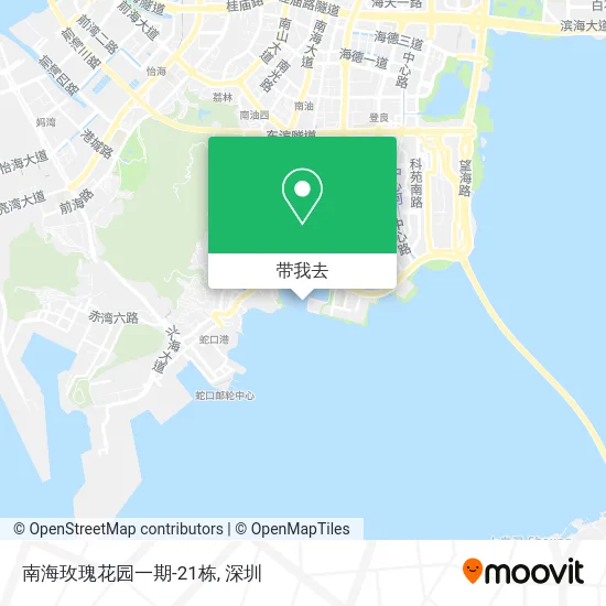 南海玫瑰花园一期-21栋地图