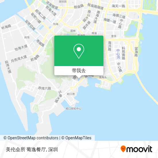 美伦会所 葡逸餐厅地图