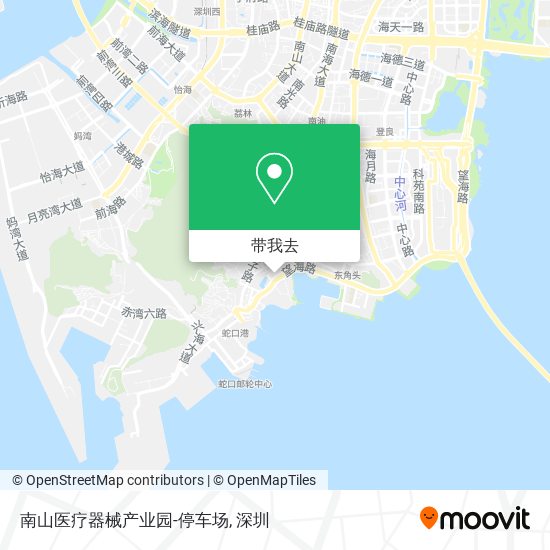 南山医疗器械产业园-停车场地图