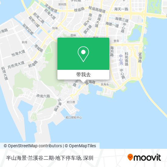 半山海景·兰溪谷二期-地下停车场地图