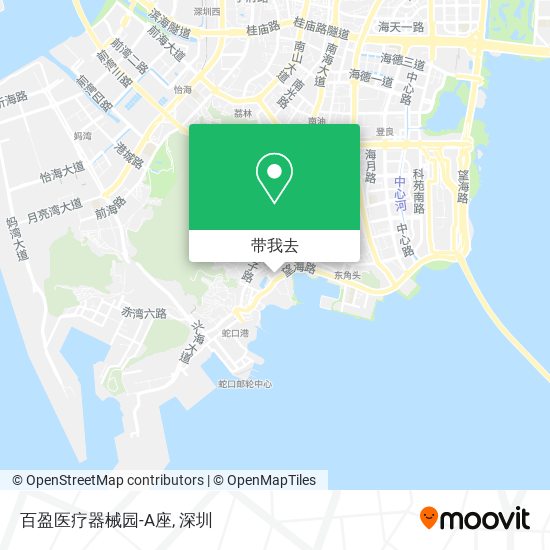 百盈医疗器械园-A座地图