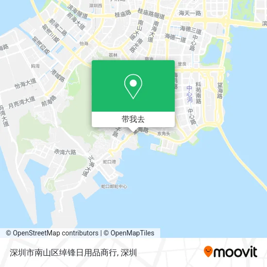 深圳市南山区绰锋日用品商行地图