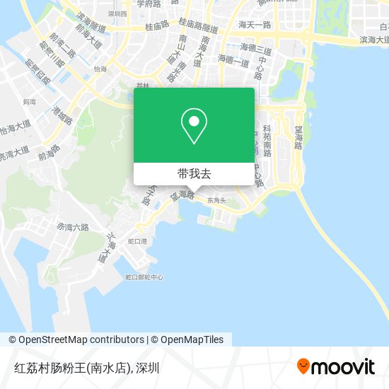 红荔村肠粉王(南水店)地图