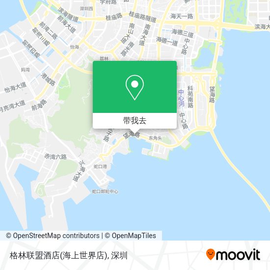 格林联盟酒店(海上世界店)地图