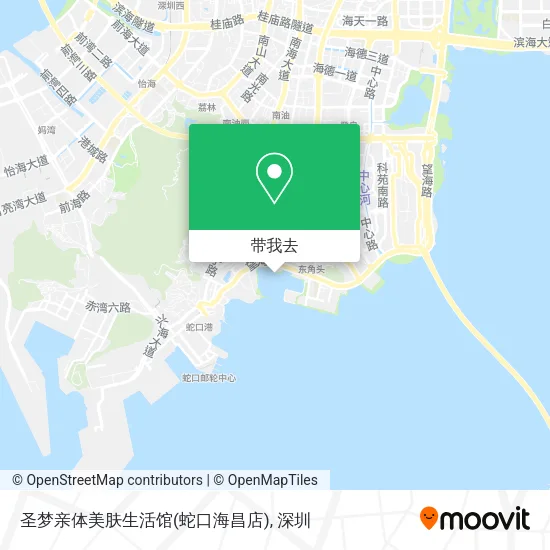 圣梦亲体美肤生活馆(蛇口海昌店)地图