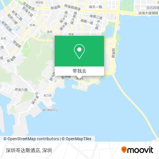深圳哥达斯酒店地图