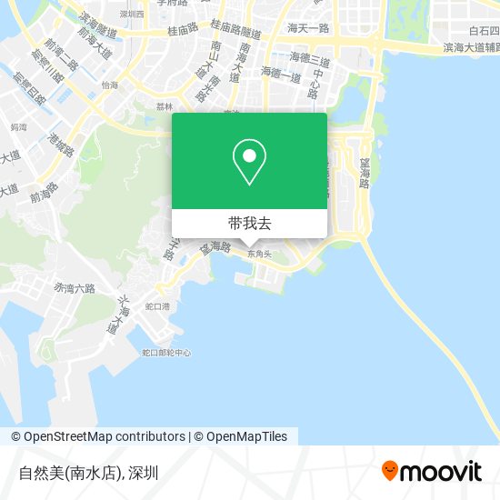 自然美(南水店)地图