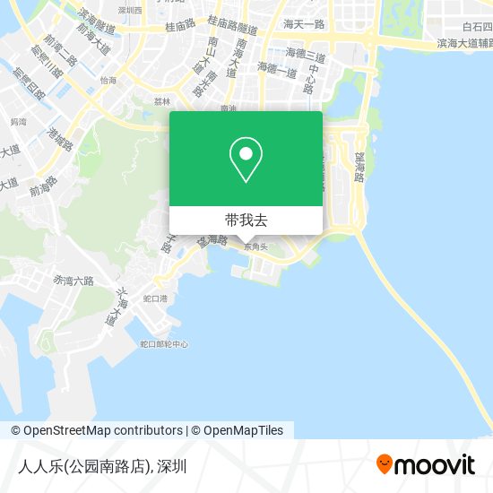 人人乐(公园南路店)地图