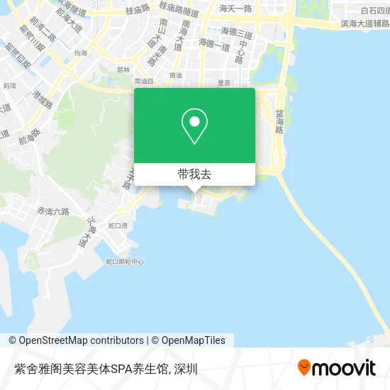 紫舍雅阁美容美体SPA养生馆地图