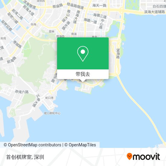 首创棋牌室地图