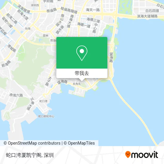 蛇口湾厦凯宁阁地图