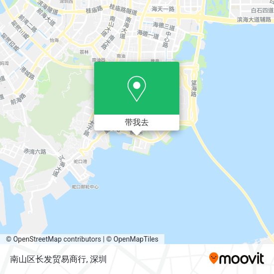 南山区长发贸易商行地图