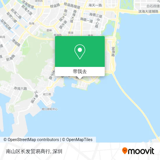 南山区长发贸易商行地图