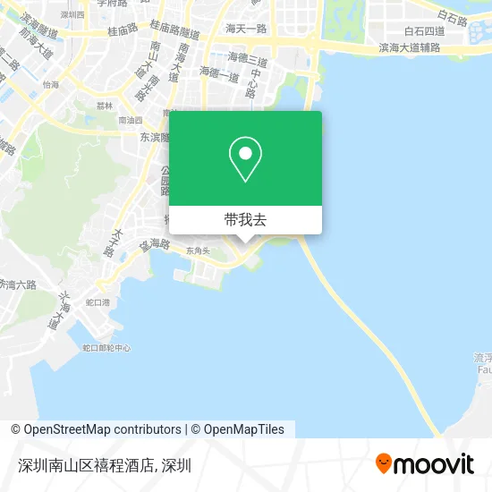 深圳南山区禧程酒店地图