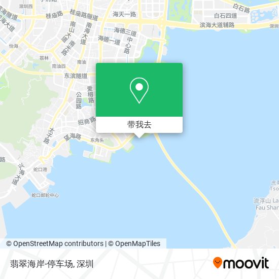 翡翠海岸-停车场地图