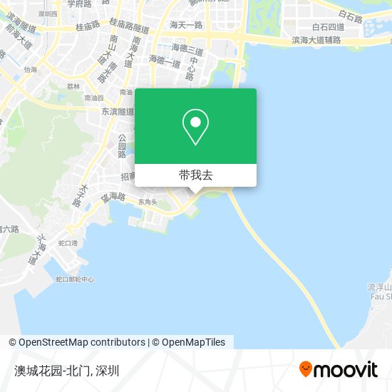 澳城花园-北门地图