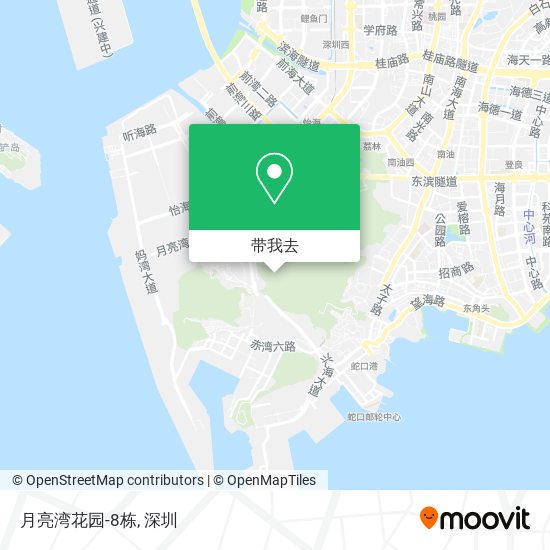 月亮湾花园-8栋地图