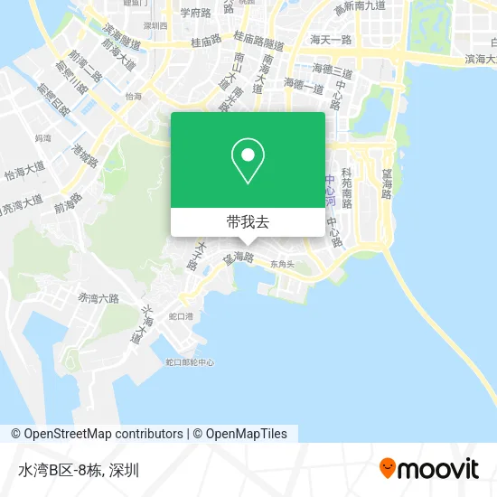 水湾B区-8栋地图
