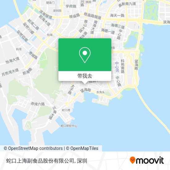 蛇口上海副食品股份有限公司地图