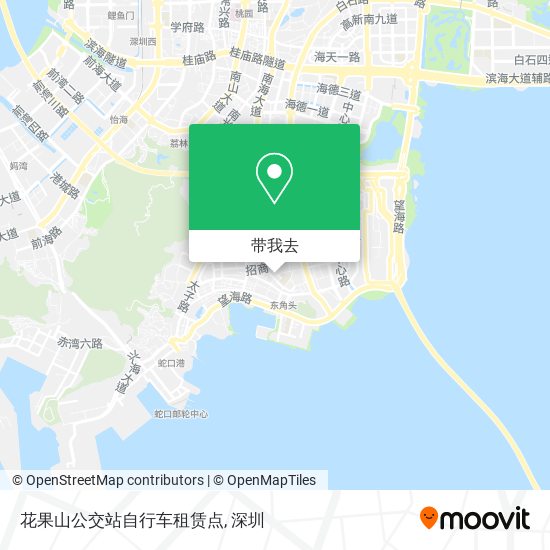 花果山公交站自行车租赁点地图