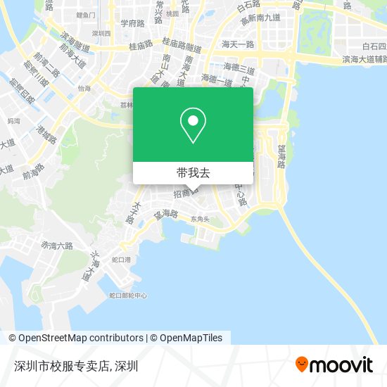 深圳市校服专卖店地图