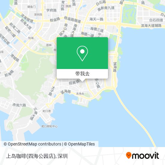 上岛咖啡(四海公园店)地图