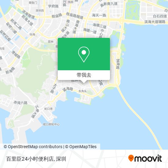 百里臣24小时便利店地图